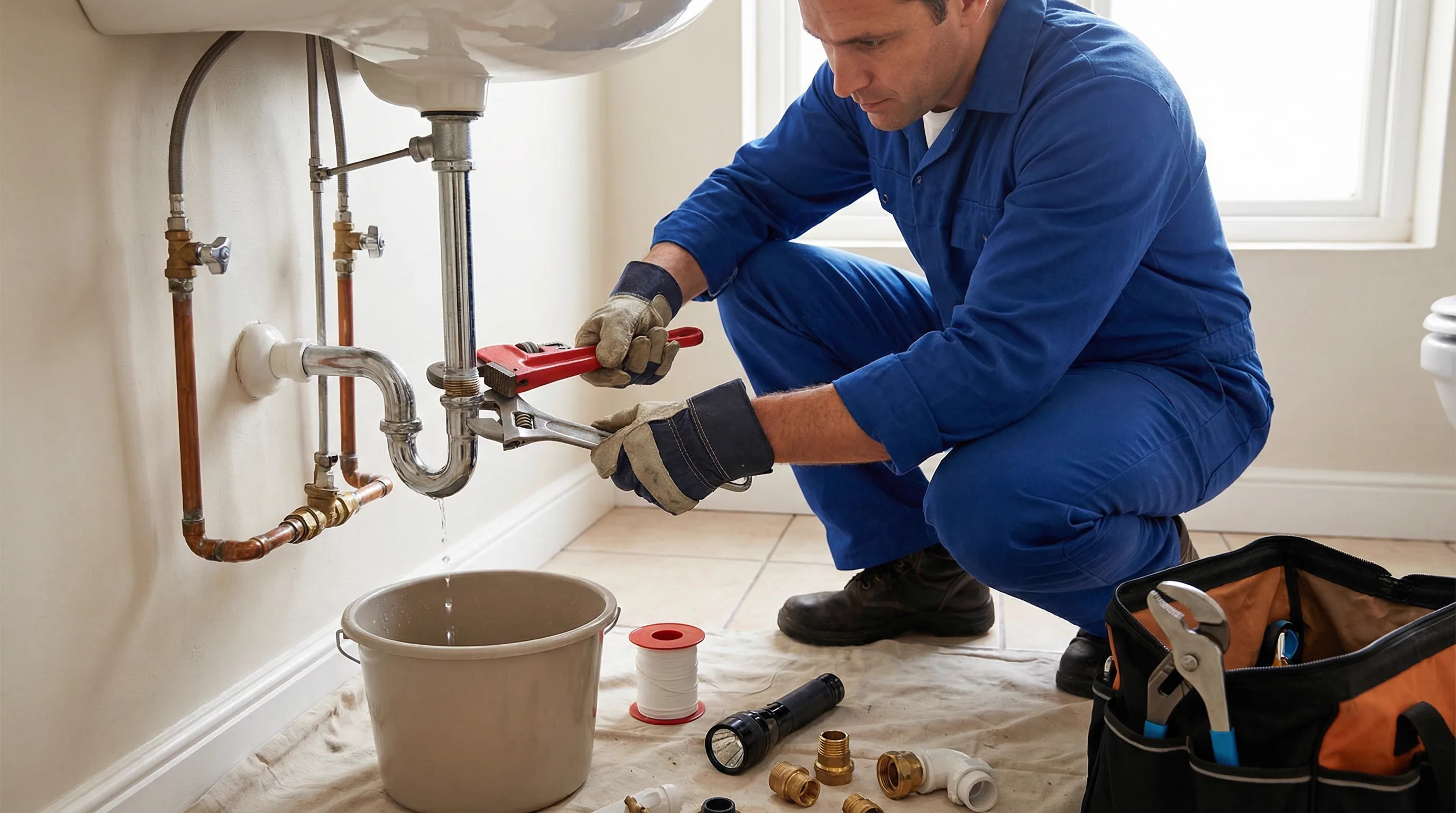 Reparos hidráulicos e detecção de vazamento em em Camilópolis, Santo André-SP